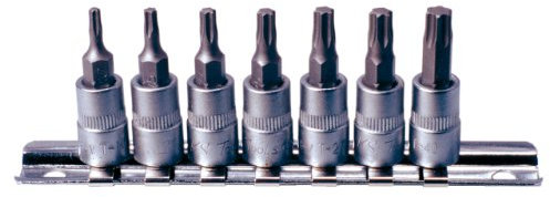 KS Tools 911.1458 1/4 Bit-Stecknuss-Satz TX, 7-tlg., T10-T40