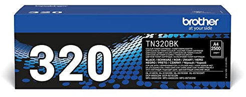 Brother Original Tonerkassette TN-320BK schwarz (für Brother HL-4140CN, HL-4570CDW, HL-4150CDN, HL-4570CDWT, DCP-9055CDN, DCP-9270CDN, MFC-9460CDN, MFC-9970CDW, MFC-9465CDN)