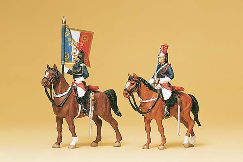Preiser 1/87 th – pr10460 – Modelleisenbahnen – Republikanische Garde bespannt Tür Flagge