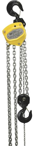OZ Lifting Products Premium Manual Chain Hoist, 5-Ton Capacity, 20ft. Lift, Model# OZ050-20CHOP