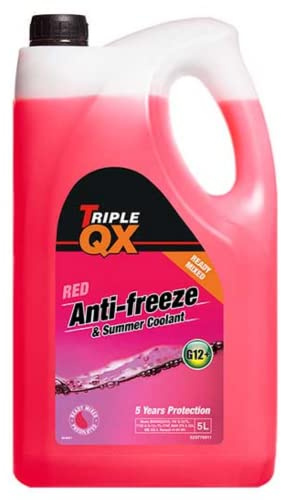 Triple QX 5L Red AntiFreeze Summer Coolant Concentrate 5 Litre GL12+ Standard