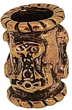 Kiss of Leather Bartperle Haarperle Bronze Thorshammer 6mm Innendurchmesser 848