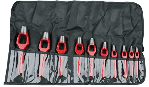 KS Tools 129.2104 Henkellocheisen-Satz, 10-tlg.