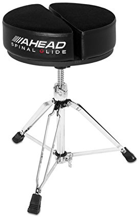 Ahead Runder Spinal-G-Trommelthron mit 3-Bein-Basis, Schwarz