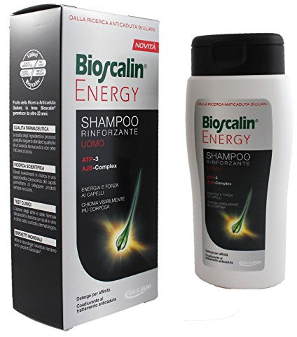 BIOSCALIN ENERGY kräftigendes Shampoo mit ATP und AJB, 200 ml, für Herren