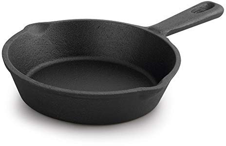 WAS 3524 250 Gusseisen Brat Servierpfanne, 25cm Durchmesser, 5cm Hohe