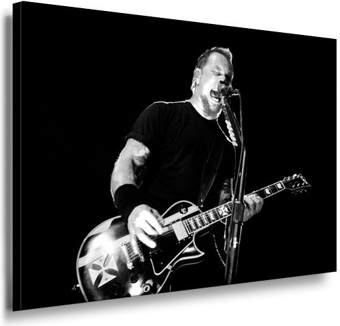 Metallica Leinwand Bild 100x70cm k. Poster ! Bild fertig auf Keilrahmen ! Pop Art Gemälde Kunstdrucke, Wandbilder, Bilder zur Dekoration - Deko. Musik Stars Kunstdrucke