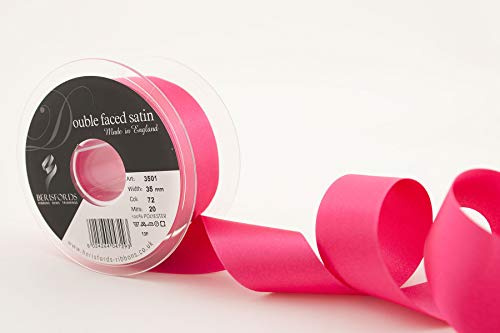 Berisfords Ribbon, Shocking Pink, 35 mm