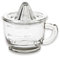 LOBERON® Zitronenpresse Cindy, Glas, H/Ø ca. 17/14 cm, klar