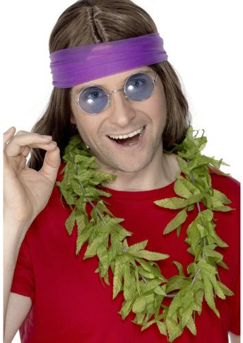 Funny Fashion Violett Polyester Kette für Erwachsene, klassische Mode-Juwelier-Fans, unisex, Casual
