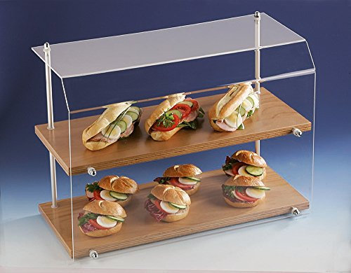 2-stufiges Thekendisplay | Länge 60 cm x Breite 27 cm