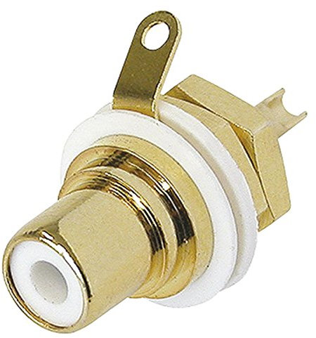 Neutrik NYS367-9 Phono Chassis Socket, White