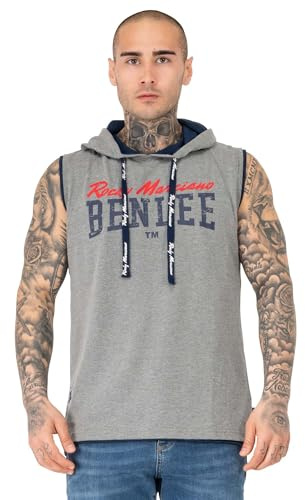 BENLEE Herren ärmelloses T-Shirt mit Kapuze Normale Passform Epperson