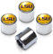 Stockdale NCAA Louisiana State University LSU Chrom Reifen Stem Ventilkappen, 4er Pack