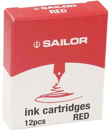 Sailor Pen cartridge ink Red [2 boxes] 13-0402-130