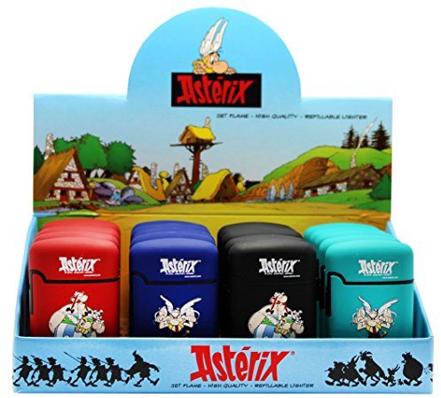 Lizenzprodukt Easy Torch Asterix Rubber Jet Flammen Turbo Feuerzeug/ Sturmfeuerzeug