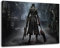 bloodborne ps4 game Format 80x60 cm Bild auf Leinwand, XXL riesige Bilder fertig gerahmt mit Keilrahmen, Kunstdruck auf Wandbild mit Rahmen
