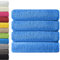 NatureMark 4er Pack Duschtücher, Größe 70x140cm, Royal Blau, 100% Baumwolle