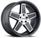 TSW Felge CAMBER grau lackiert (5 x 112 mm, 45 mm versetzt)