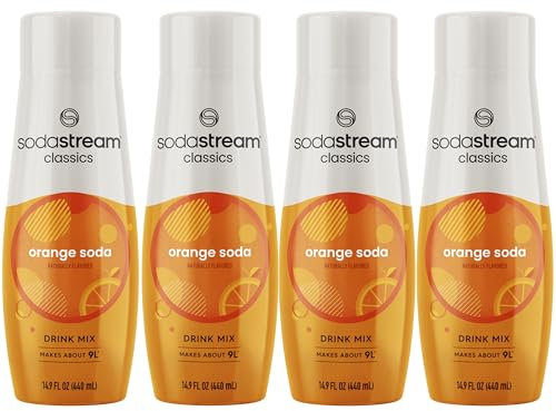 SodaStream Orange, 440 ml - Lot de 4