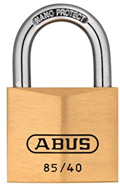 ABUS Vorhangschloß 85/40mm KA0723 gleichschließend gehärteter Stahlbügel mit 2 Schlüsseln