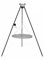 Dreibeingrill Höhe 192cm mit Kurbel und Stahlrost Durchmesser 70cm
