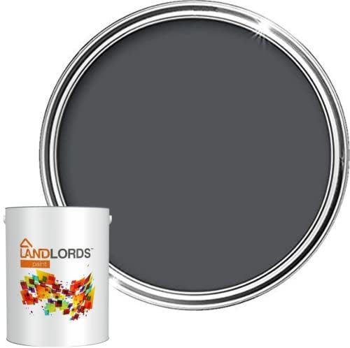 Landlords Weather Shield Satin Classic Grey Smooth Masonry Paint | 5L in 30+ Colours | Storm Proof, Scrub Resistance | Weatherproof Technology Designed with Acrylic Resin for Ultimate Protection