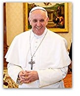 Aufkleber/Sticker Papst Franziskus Jorge Mario Bergoglio Argentinien 6x7cm A2428