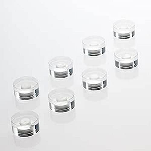 Design Magnete, Durchmesser 20 x 10 mm, Haftkraft circa 1.6 kg, acryl/transparent
