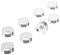 Design Magnete, Durchmesser 20 x 10 mm, Haftkraft circa 1.6 kg, acryl/transparent
