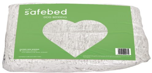 Petlife Safebed Paper Dog Bedding for Dog, Off-White, 10 Kg