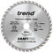 Trend Lame de Scie Circulaire sans Fil pour Bois, 165 mm de Diamètre, 20 mm d'Alésage, 40 Dents, TCT, 1,5 mm de Trait de Scie, +15° Crochet, CSB/16540T