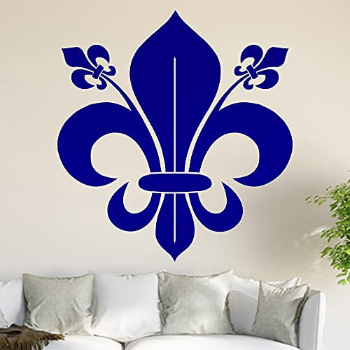 florentiner Lilie Wandtattoo in 6 Größen - Wandaufkleber Wall Sticker - Dekoration, Küche, Wohnzimmer, Schlafzimmer, Badezimmer