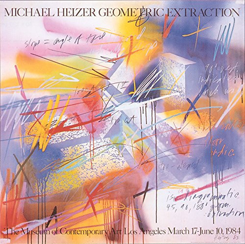 Art-Galerie Kunstdruck/Poster Michael Heizer - Geometric Extraction - 117 x 117cm - Premiumqualität - Made in Germany