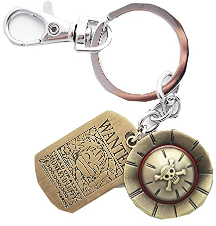 one Piece Keychain Schlüsselanhänger Luffy Rubber Pidak Shop