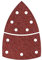 wolfcraft juego de hojas de lijar adhesivas de 15 piezas para madera/metal I 3118000