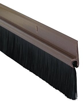 STORMGUARD Brown 02SR0200838B Bottom of The Door Brush Strip Draught Excluder, 838mm (2'9)