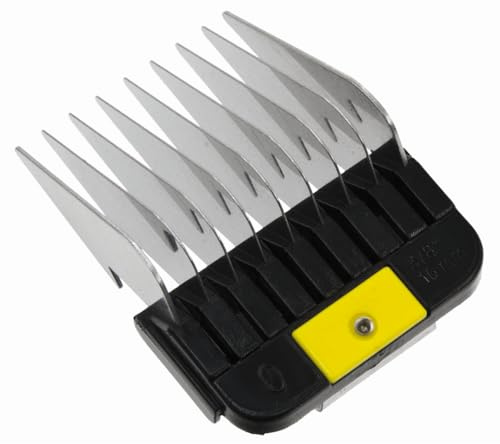 TRIXIE Wahl 16mm #5 Stainless Steel Clip-on Comb for Hair Clippers | Suitable for: MaxGo, Max50+, Max50, Max45, KM Supera, KM10+, KM2+, KMC+, KM Cordless, Avalon (exception: wide blades)