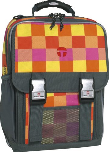 Take It Easy Schulrucksack LONDON Arrow 483211 orange/grau