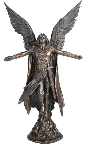 veronese Aufsteigende Engelsstatue, Bronze-Harz, 27,9 cm hoch, Kaltguss-Oberfläche