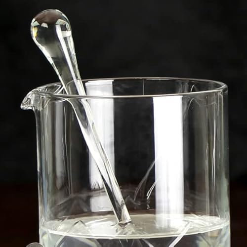 Glass Teardrop Martini Stirrers - Set of 144 - Glass Cocktail Stirrers in Gift Box