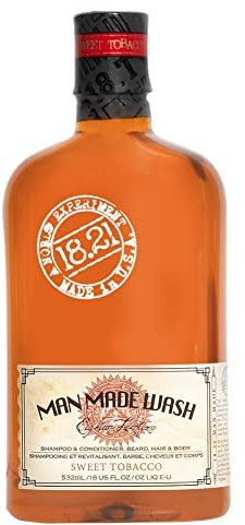 Man Made Wash - Sweet Tobacco 18.21 Man Made for Men 18 oz 3-in-1 Shampoo, Conditioner und Body Wash