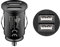 Goobay 58912 Dual USB Port Auto Ladegerät USB Zigarettenanzünder Adapter 12V / 24V Kfz Mini USB Adapter Auto Ladestecker USB A Car Charger 15,5W