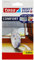 tesa® 2x Fliegengitter Klettband Ersatzrolle Comfort, je 5,60mx9mm, graues Industriell Klettband, starker Halt und Rückstandsfrei entfernbar