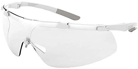 Uvex 9178415 Super Fit Extreme Sicherheit Brille, Klar, Weiß/Grau