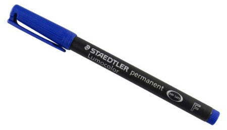 STAEDTLER Lumocolor Permanent-Marker 318F, blau