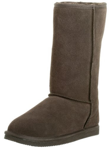 Staheekum Damen Stiefel, Schafsfell, Schokoladenbraun, 38 EU