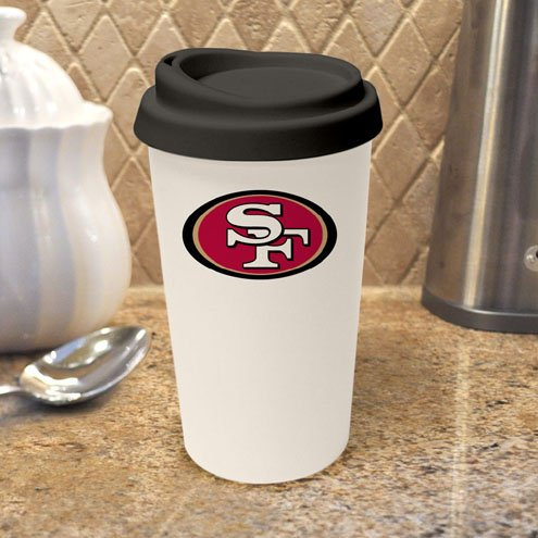 The Memory Company NFL San Francisco 49ers Logo Travel Mug