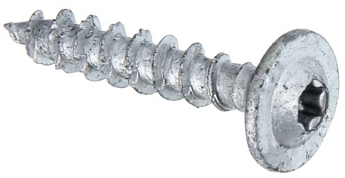 Alberts 338220 Holzschrauben Speed | Ruspert silber | Ø7 x 40 mm | 4er Set