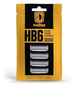 HeadBlade - Rasierklingen 4 Stück - 6er Klingen